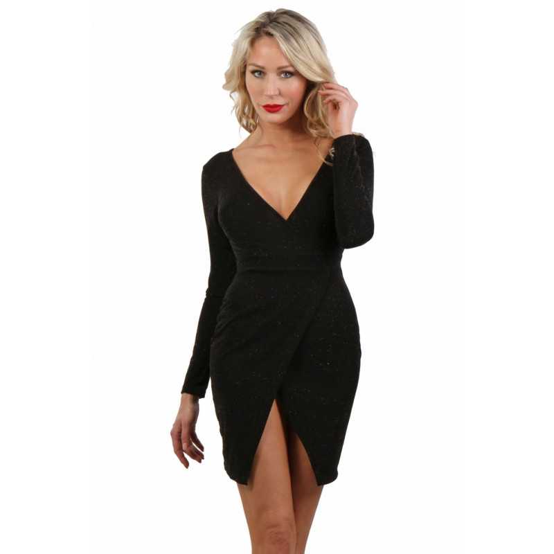 Intime-et-Sens Loveshop 89 Robe Effet Cache Coeur Fente devant