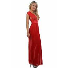 Intime-et-Sens Loveshop 89 Déshabillé Long Micro Résille