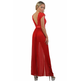Intime-et-Sens Loveshop 89 Déshabillé Long Micro Résille