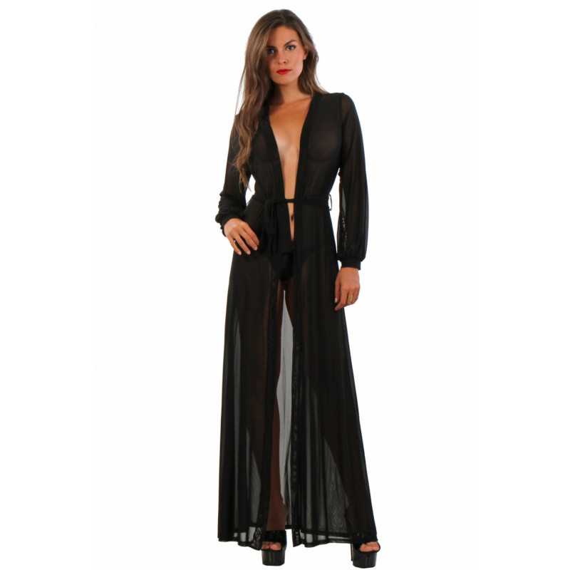 Intime-et-Sens Loveshop 89 Déshabillé Long Transparent
