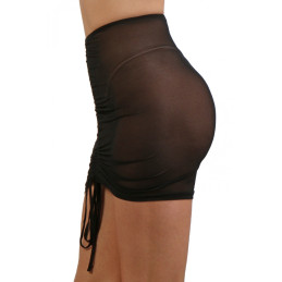 Intime-et-Sens Loveshop 89 Jupe Micro Résille Réglable Devant