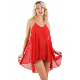 Intime-et-Sens Loveshop 89 Robe Voile Dos Très Décolletée