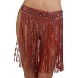 Intime-et-Sens Loveshop 89 Jupe Strass Franges
