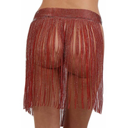 Intime-et-Sens Loveshop 89 Jupe Strass Franges