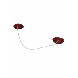 Intime-et-Sens Loveshop 89 Nipple Coeur Noir Strass et