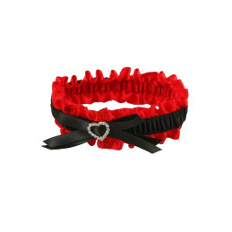 Intime-et-Sens Loveshop 89 Collier Ou Jarretière Satin Rouge