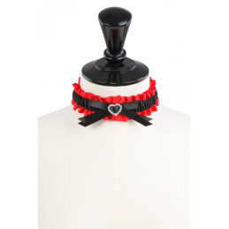 Intime-et-Sens Loveshop 89 Collier Ou Jarretière Satin Rouge