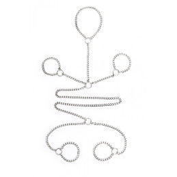 Intime-et-Sens Loveshop 89 Ensemble Chaine argentée collier