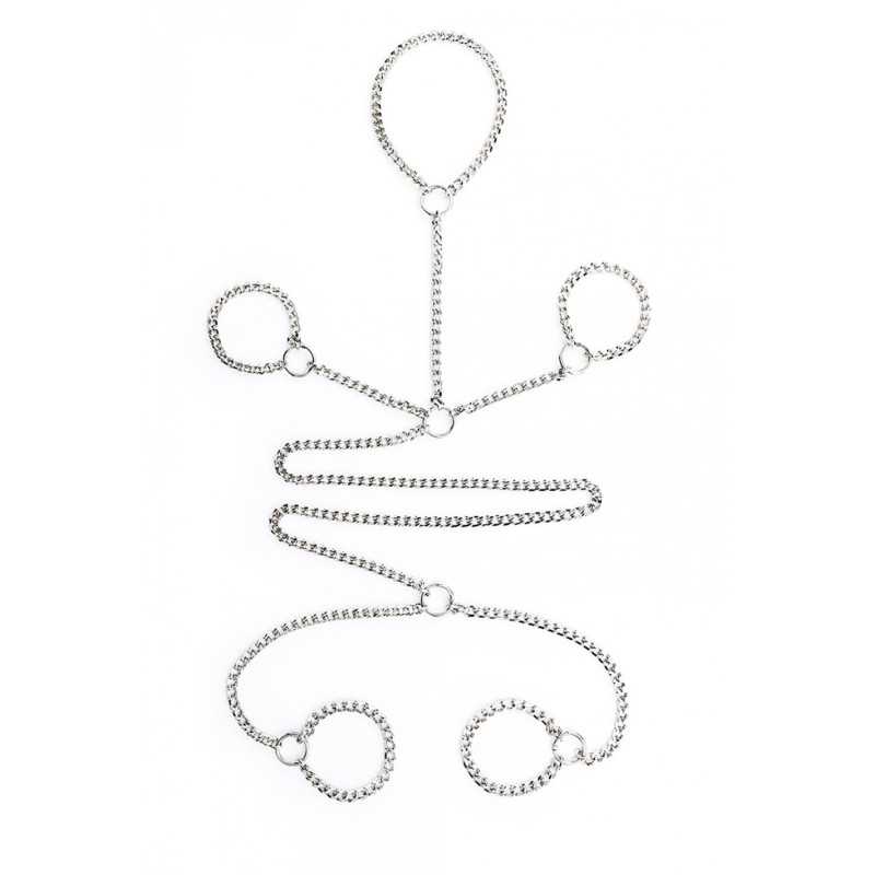 Intime-et-Sens Loveshop 89 Ensemble Chaine argentée collier