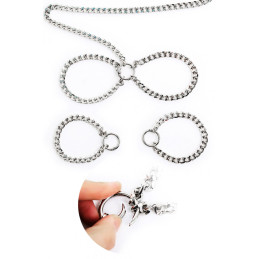 Intime-et-Sens Loveshop 89 Ensemble Chaine argentée collier