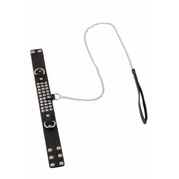Intime-et-Sens Loveshop 89 Collier Rivets Et Laisse