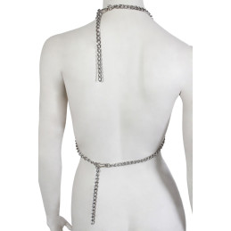 Intime-et-Sens Loveshop 89 Soutien Gorge en Chaine argentée.