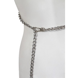 Intime-et-Sens Loveshop 89 Soutien Gorge en Chaine argentée.