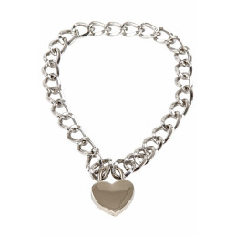 Intime-et-Sens Loveshop 89 Collier Chaine et Coeur Cadenas en