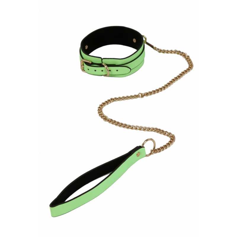 Intime-et-Sens Loveshop 89 Collier Phosprorescent avec Laisse