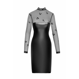 Intime-et-Sens Loveshop 89 Robe Fourreau Voile Floqué Wetlook