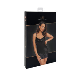 Intime-et-Sens Loveshop 89 Robe Wetlook Dos Chaine Strass F307