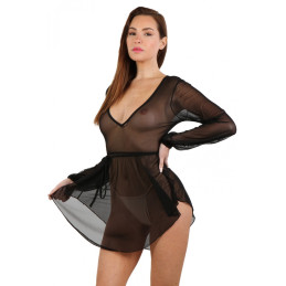 Intime-et-Sens Loveshop 89 Robe transparente manches longues