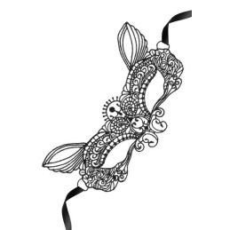 Intime-et-Sens Loveshop 89 Cats Masque en guipure