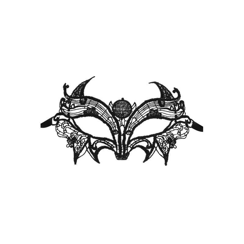 Intime-et-Sens Loveshop 89 Astre Masque en guipure noire