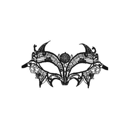 Intime-et-Sens Loveshop 89 Astre Masque en guipure noire