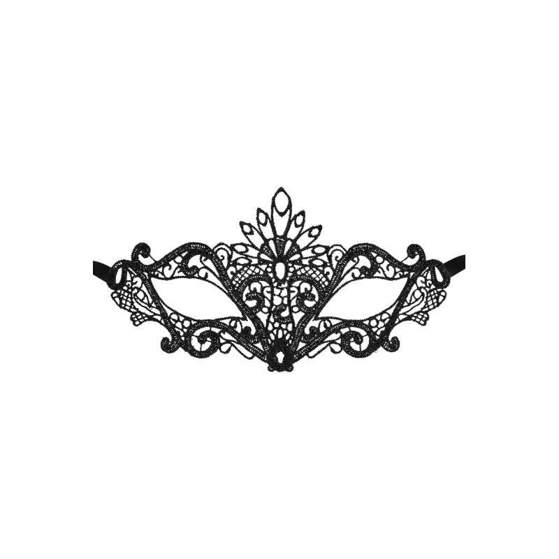 Intime-et-Sens Loveshop 89 Etoile Masque en guipure noire