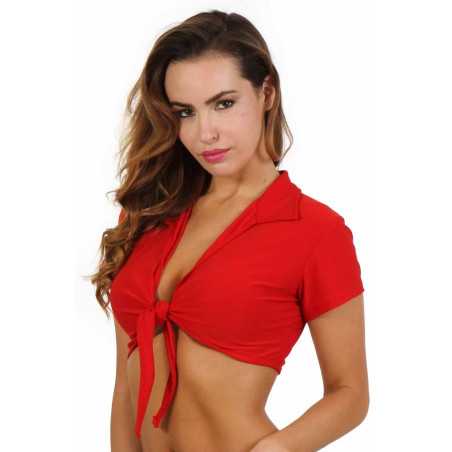 Intime-et-Sens Loveshop 89 copie de Top Wetlook noir volant