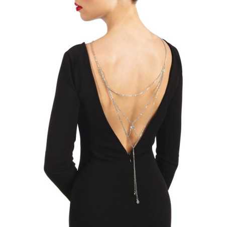 Intime-et-Sens Loveshop 89 Bijou Collier Drapé Dos Lise