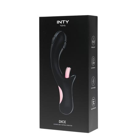 Dice Rabbit Vibromasseur tapotement et langue clitoris USB