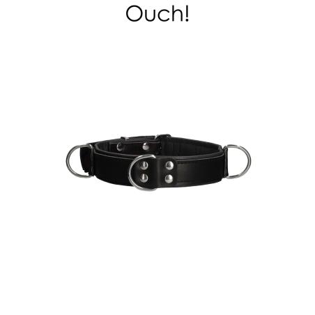 .Collier Bondage Deluxe noir
