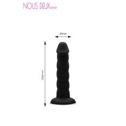 Dildo Spirale Me gode ventouse L noir
