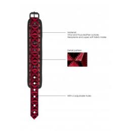 .Menottes de poignets Luxury Rouge