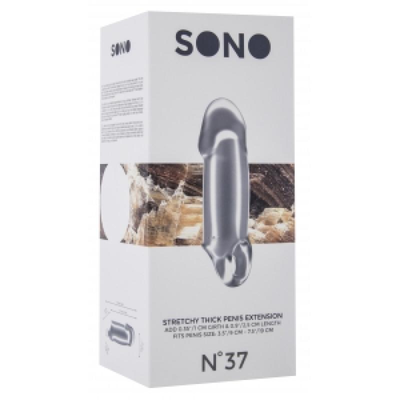 .Gaine à pénis Sono N°37 - Longueur 12cm Largeur 4.5cm