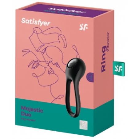 .Anneau pénien vibrant Majestic Duo Satisfyer