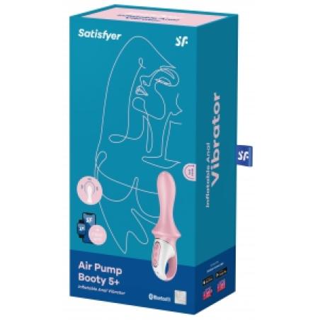 .Plug vibrant gonflable Air Pump Booty 5+ Satisfyer 10 x 5cm
