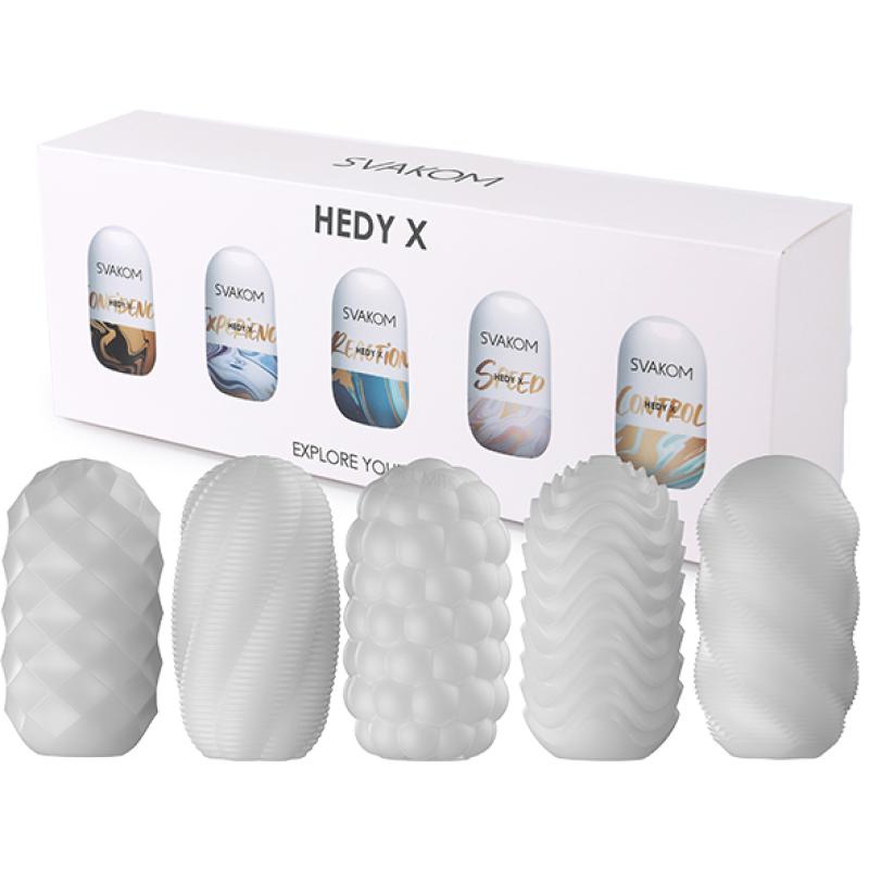 Hedy X Masturbateur Texturés Mixtes 5 pièces Svakom