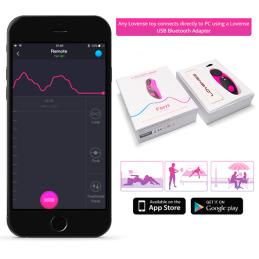 Ferri Vibromasseur de culotte télécommandé Magenta Lovense