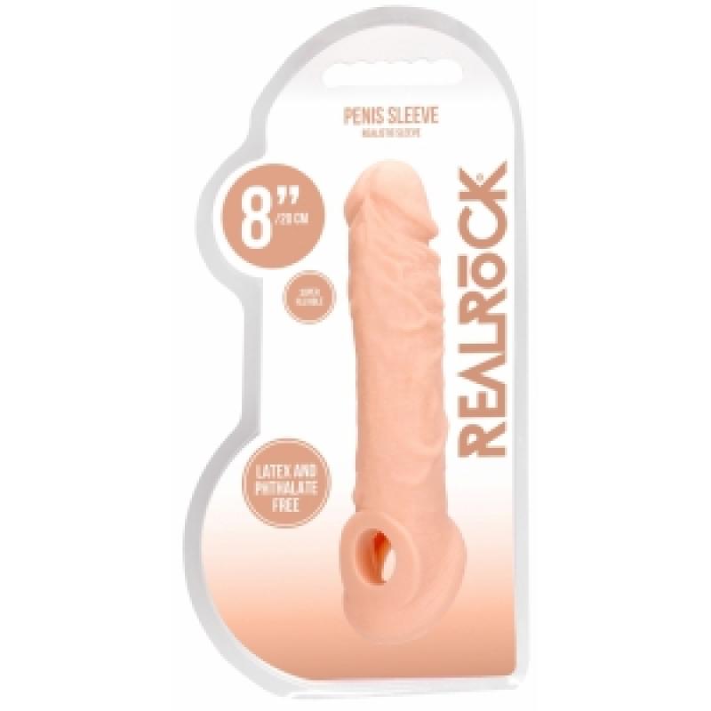 .Gaine de pénis Realrock Curve 17 x 4.5cm