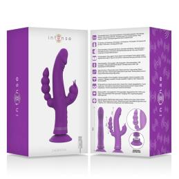 VIBRATEUR  CASANOVA RABBIT TRIPLE MOTEUR VIOLET INTENSE