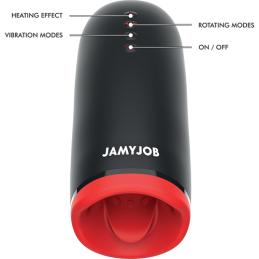 .JAMYJOB - MASTURBATEUR CHAUFFANT ET ROTATION SPIN-X