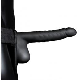.Gode ceinture creux Hollow Strap Ribbed 16 x 4cm