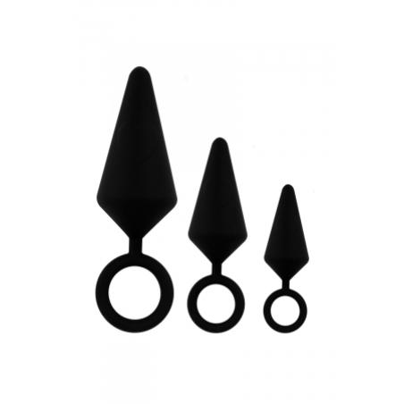 .Kit d'entrainement anal 3 plugs - Litolu