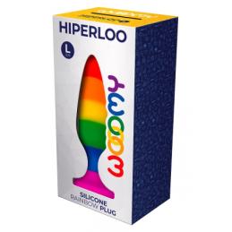 Plug anal arc en ciel Hiperloo L - Wooomy