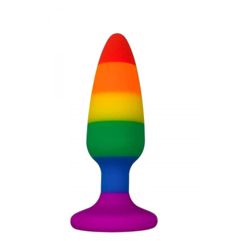 Plug anal arc en ciel Hiperloo M - Wooomy