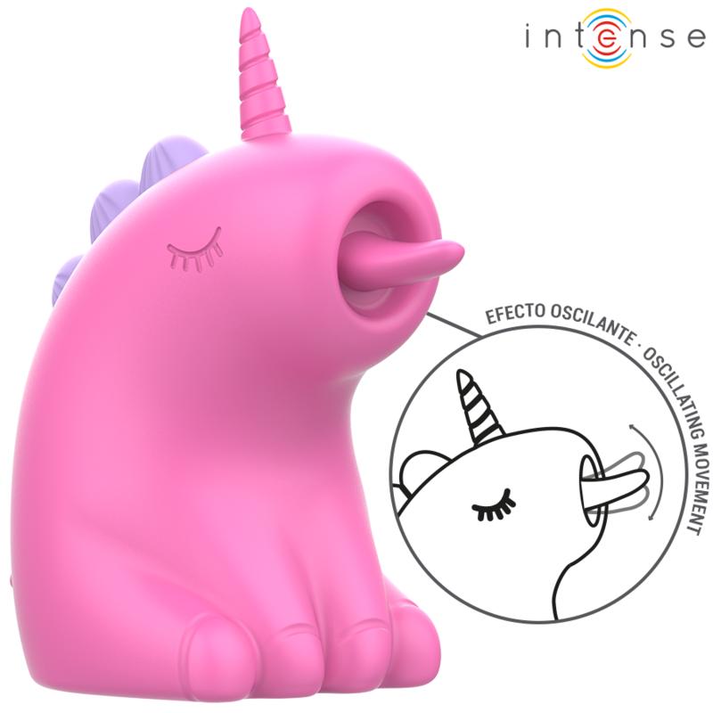 .PINKIE STIMULATEUR LICORNE FUCSIA