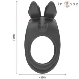 .SAM VIBRATEUR DOUBLE ANNEAU PÉNIS 10 VIBRATIONS NOIR