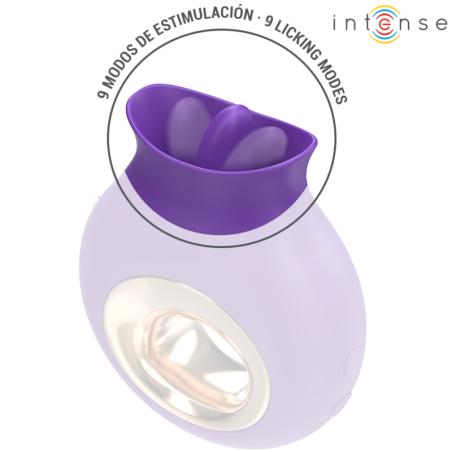 .TULI STIMULATEUR CLITORIS 9 VIBRATIONS & 9 OSCILLATIONS VIOLET