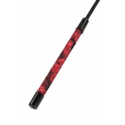 .CRAVACHE BRODEE ROUGE 45CM 
