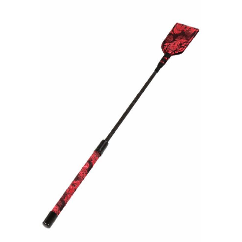 .CRAVACHE BRODEE ROUGE 45CM