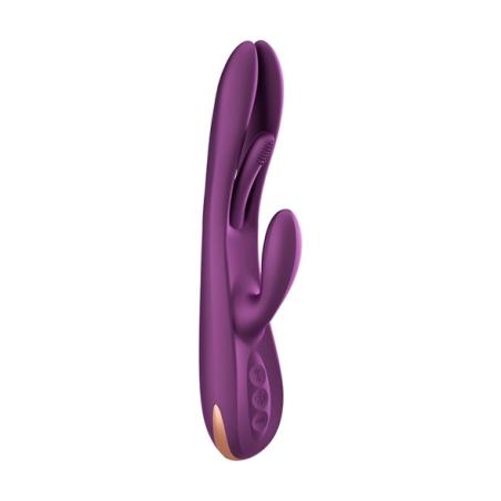.Terri Vibromasseur Rabbit à Tapotement Kinky Contrôlé par Application Violet